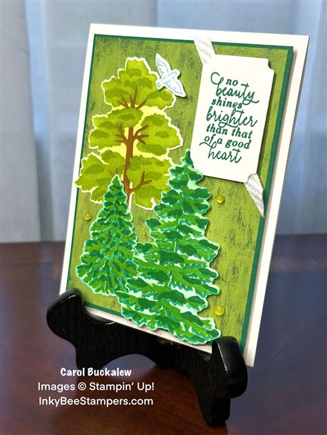 Stampin Up Online Exclusives Sneak Peek Frosted Forest Thank You