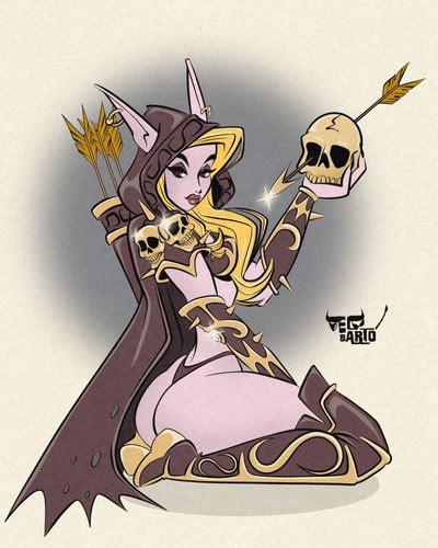 SYLVANAS Fan Art Print | Bloodknotcollective