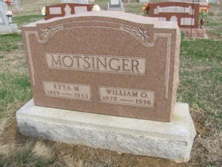 William Orel Motsinger 1872 1938 Mémorial Find a Grave