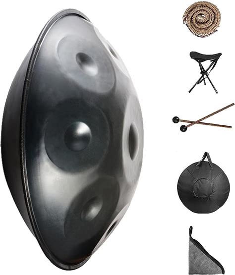 STORYSUN Handpan Drum Instrument Set Premium 432HZ 22 Inches 9 10 Notes