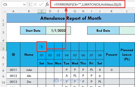 How To Track Attendance In Excel With Detailed Steps Exceldemy