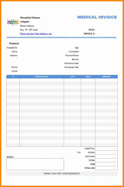 Medical Bill Statement Template Elegant 11 Medical Billing Statement Template Fre Statement