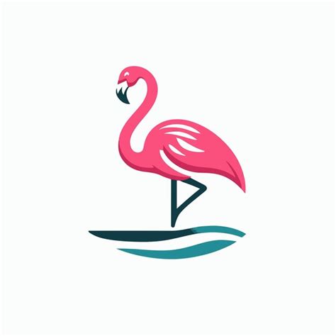 Flamingo Logo Vector Premium Ai Generated Vector