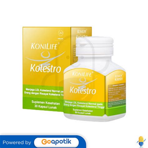 Konilife Kolestro Botol Kapsul Kegunaan Efek Samping Dosis Dan