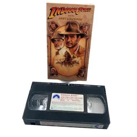 Indiana Jones And The Last Crusade Vhs Movie Paramount