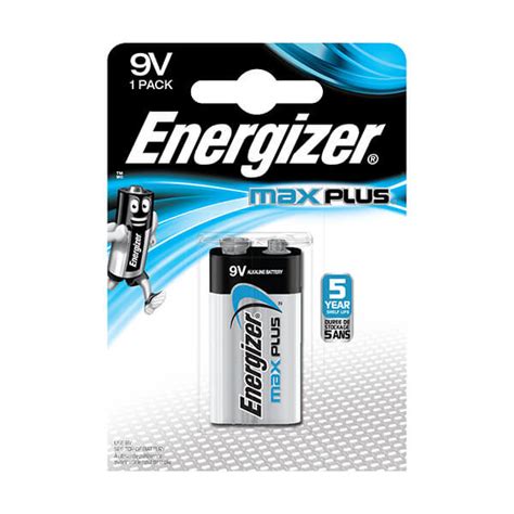 Energizer MAX Plus 9V alkáli elem Akku Elem hu