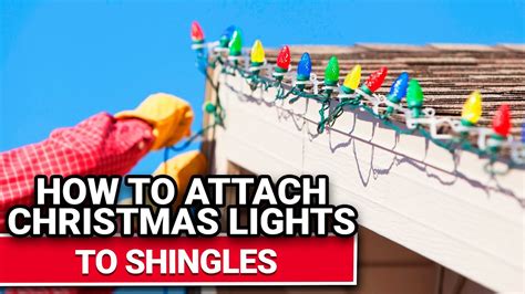 How To Attach Christmas Lights To Shingles Ace Hardware YouTube