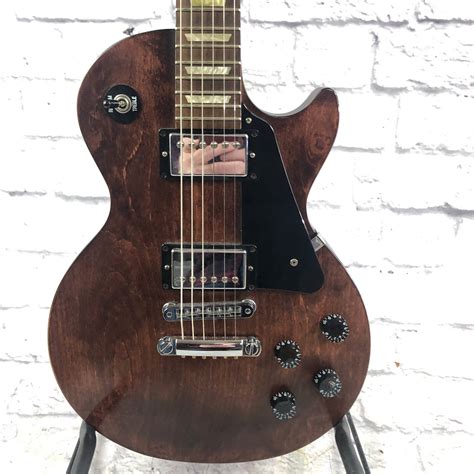 Gibson Les Paul Studio Worn Brown Electric Guitar Evolution Music