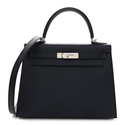 HERMES Epsom Kelly Sellier 28 Bleu Indigo 1315943 FASHIONPHILE