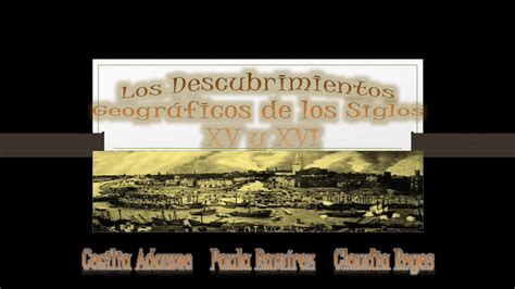 PDF Los Grandes Descubrimientos Geográficos de los Siglos XV y XVI