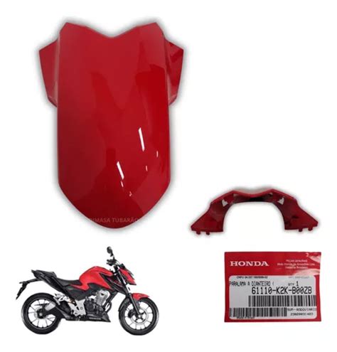 Paralama Dianteiro Vermelho Para Cb 300f 2023 Original Honda