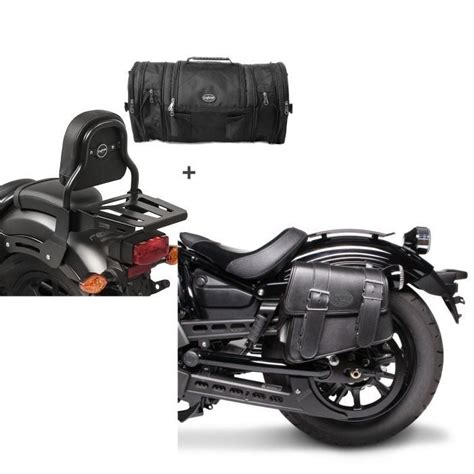 Set Sissy Bar Xs Tail Bag Rb For Honda Rebel Cmx