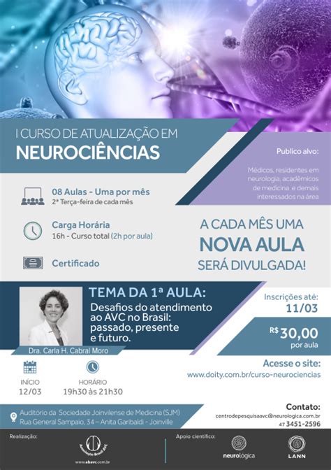 I Curso De Atualiza O Em Neuroci Ncias Associa O Brasil Avc