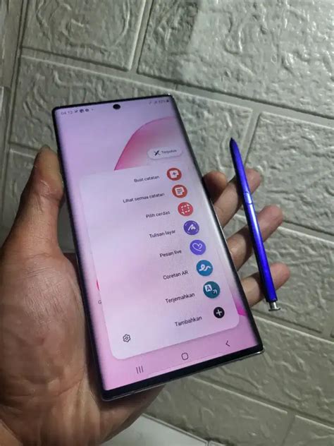 JUAL BU SAMSUNG NOTE 10 PLUS RAM 12 256GB ORIGINAL SEIN MULUS NOMINUS