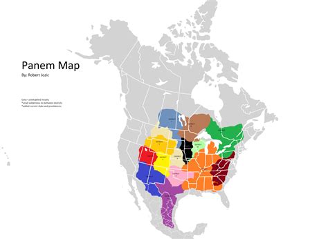 The real map of panem - The Hunger Games Fan Art (28978497) - Fanpop