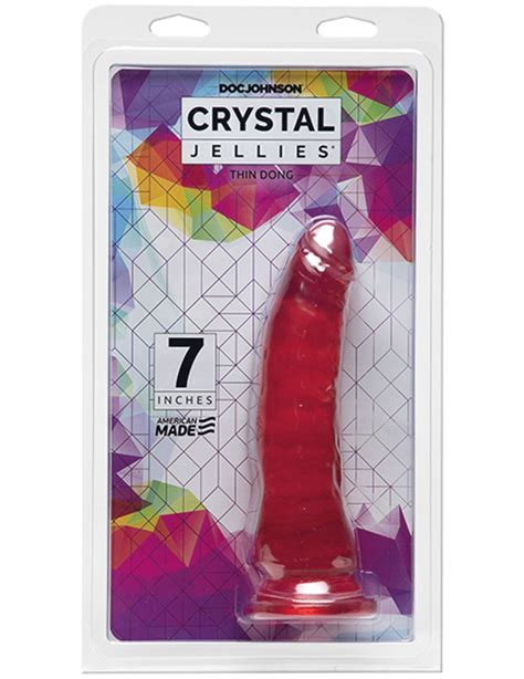 Dildo S Pr Savkou Thin Dong Crystal Jellies Doc Johnson