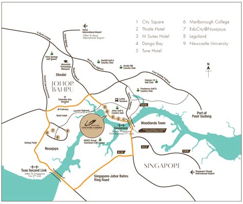 forest city johor map - Robert Cornish