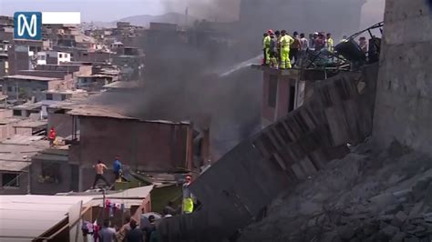 Un Incendio Afecta A Varias Viviendas En San Juan De Miraflores Infobae