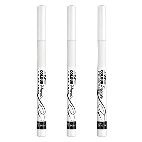 Pack Of 3 Rimmel Colour Precise Felt Tip Eyeliner 003 White 0 042