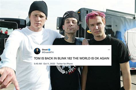 Tom Delonge Kembali Gabung Blink Setelah Tahun Bakal Tur Dunia