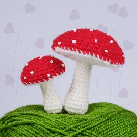 Fliegenpilz LuckyTwins Amigurumi Häkelanleitung PDF Häkeln