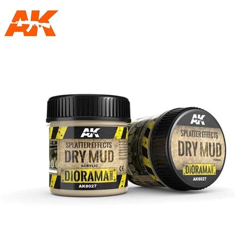 AK Interactive Diorama Effects Splatter Effects Dry Mud 100ml