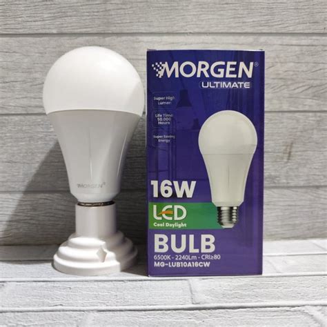 Jual Morgen Ultimate Mg Lub A Lampu Led Bulb W Cahaya Putih Cool