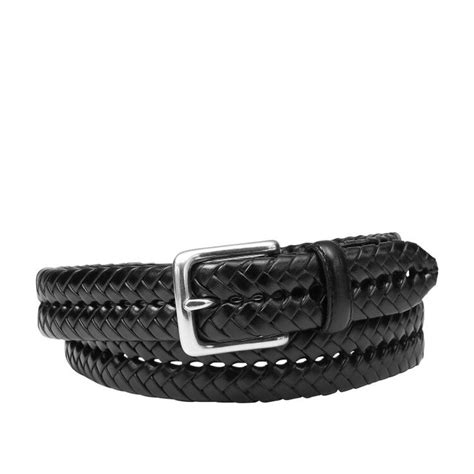 Fossil | Braided leather belt, Braided leather, Leather belts