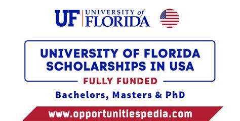 University of Florida Scholarships 2024-25 in USA (Fully Funded ...