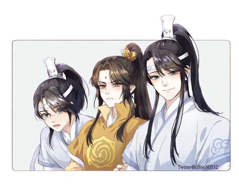 Jin Ling And Lan Sizhui And Lan Jingyi Fanart Vkontakte Untamed