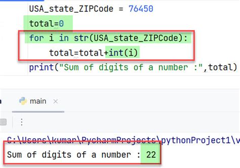 Find The Sum Of Digits Of A Number In Python Using For Loop Python Guides