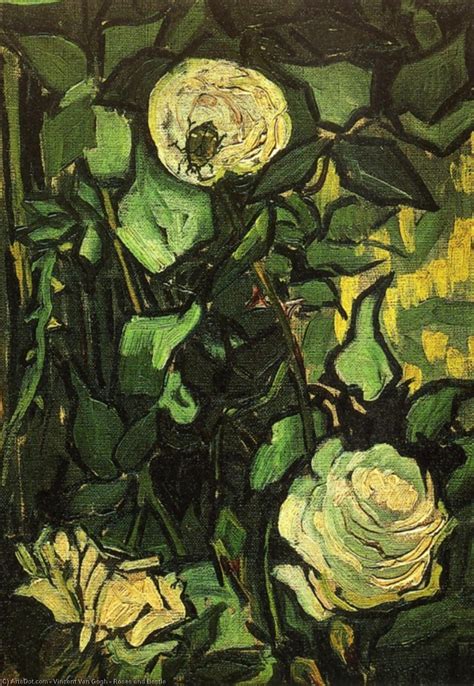 Museu De Reprodu Es De Arte Rosas E Besouro Por Vincent Van