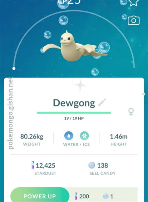 Shiny Dewgong - Pokemon Go