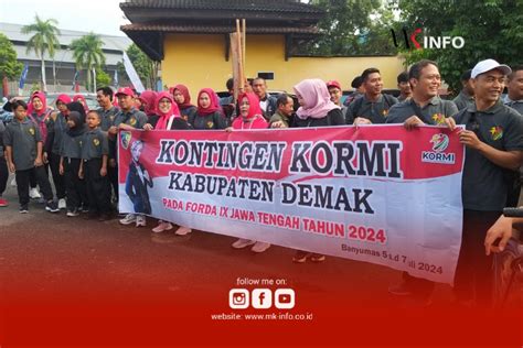 KORMI Demak Peroleh 22 Medali Dalam FORDA KORMI Jateng 2024 Di Banyumas