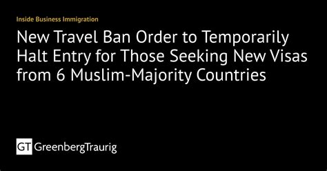 New Travel Ban Order To Temporarily Halt Entry For Those Seeking New Visas From 6 Muslim