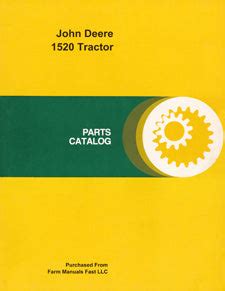 John Deere 1520 Tractor - Parts Catalog | Farm Manuals Fast