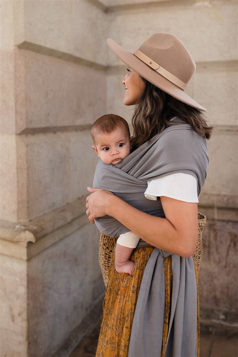 Boba Baby Wrap Carrier (Grey) | Shop Boba Baby Wrap Carrier – Boba Inc.