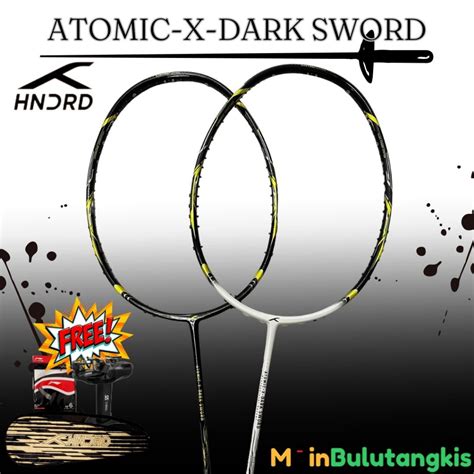 Jual Raket Badminton Hundred Atomic X Dark Sword Original 100 Shopee