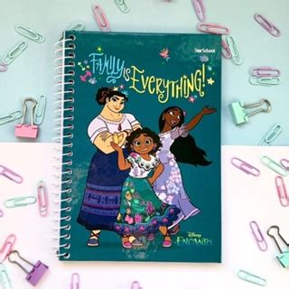 Kit Caderno Capa Dura Espiral Encanto Disney Star School Shopee