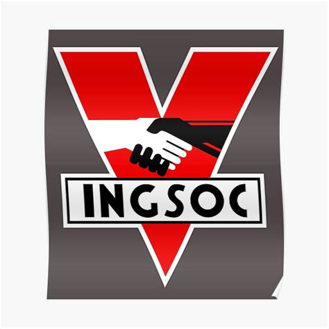 "1984 Ingsoc logo" Poster for Sale by ANAIDEIADESIGNS | Redbubble