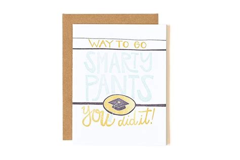 Smarty Pants Greeting Card Sentiments Note Cards Letterpress