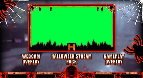 Halloween Stream Overlay On Behance