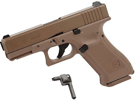 Pistola Airgun Glock G19X Gen 5 Coyote VFC Umarex Co2 4 5mm E G