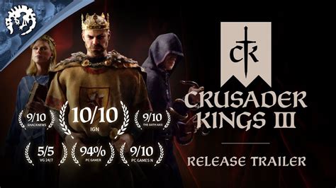 Crusader Kings III - Release Trailer - YouTube