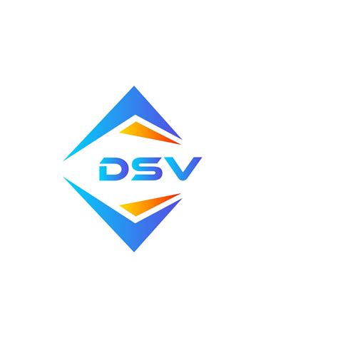 DSV abstract technology logo design on white background. DSV creative ...