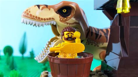 Lego Jurassic World Stop Motion Lego Jurassic World T Rex Attack