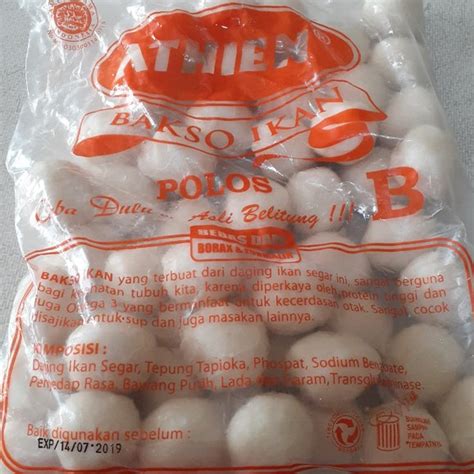 Jual Athien Bakso Ikan Polos B Pcs Shopee Indonesia