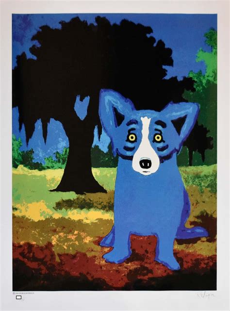 George Rodrigue New Orleans City Park Signed Silkscreen Print