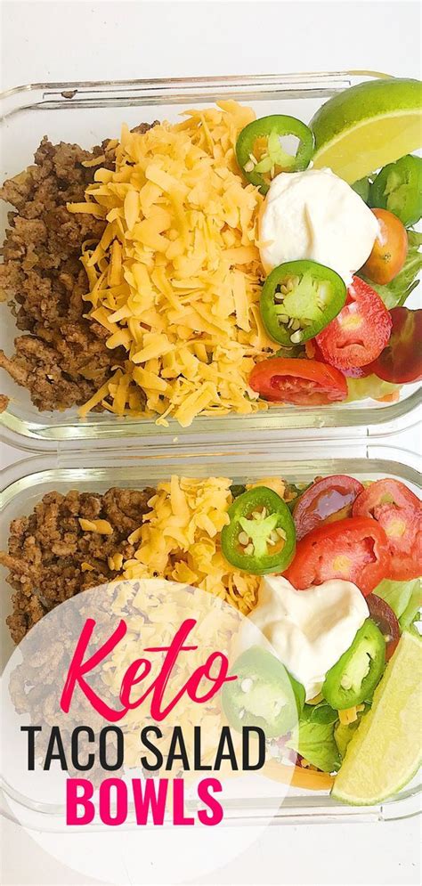 Keto Taco Salad Easy Keto Ground Beef Recipe Megan Rose Wellness