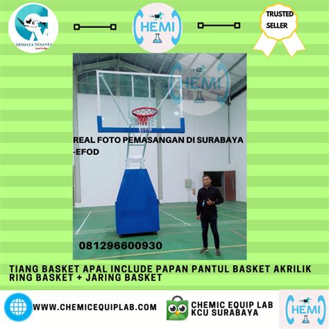 Jual Tiang Basket Pro Model Apal Portable Ring Basket Papan Basket